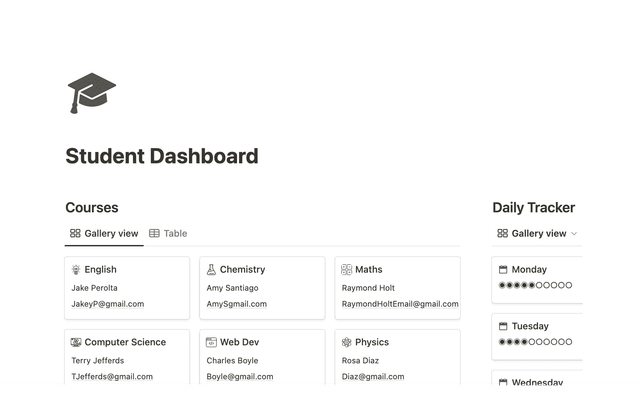 Student Dashboard