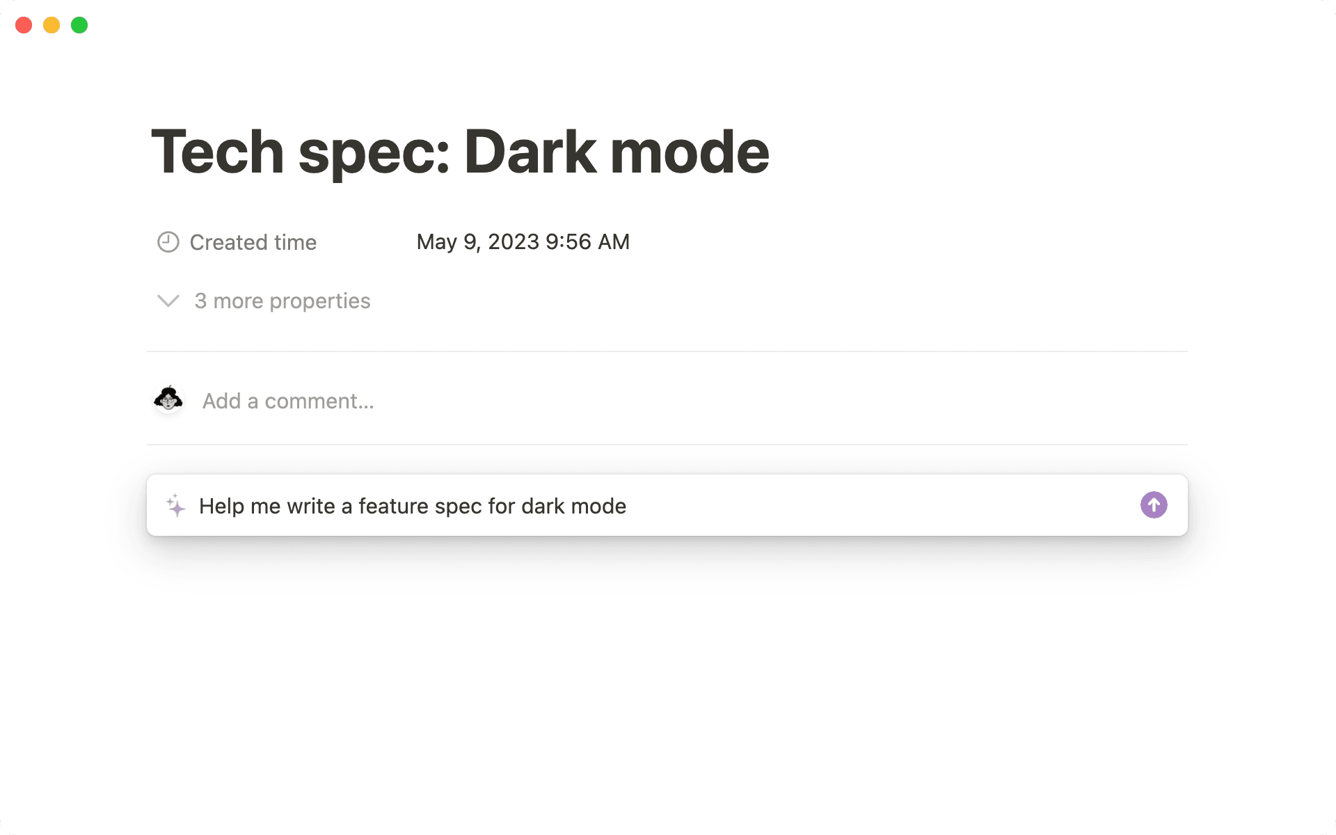 Product AI hero screenshot