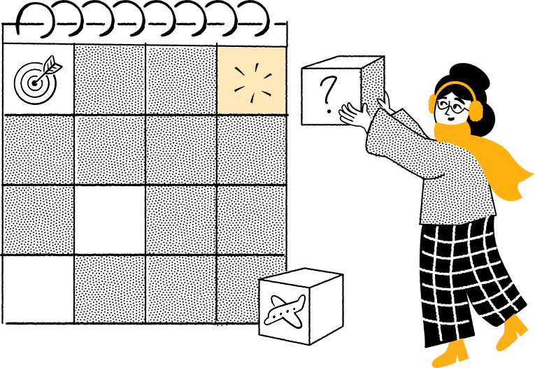 Template editorial illustration